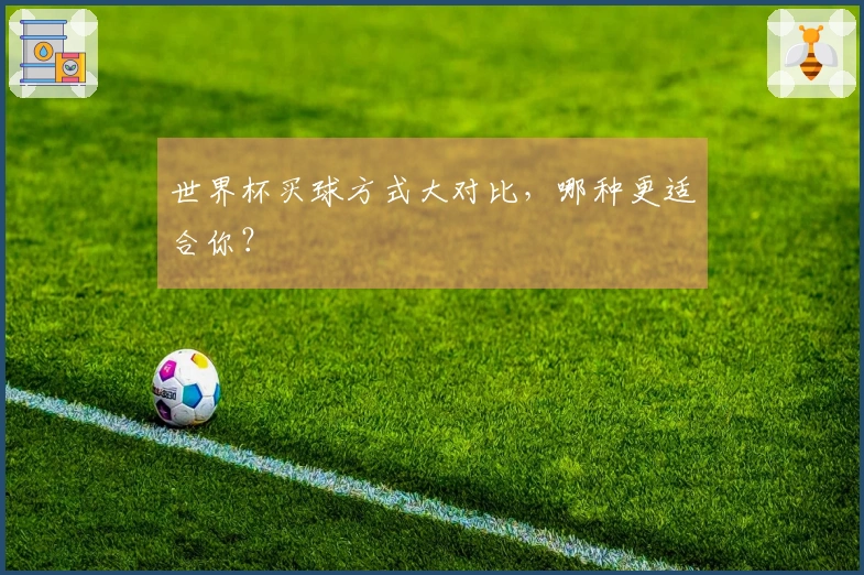 世界杯买球方式大对比，哪种更适合你？